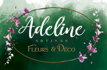 Logo Adeline fleurs et déco